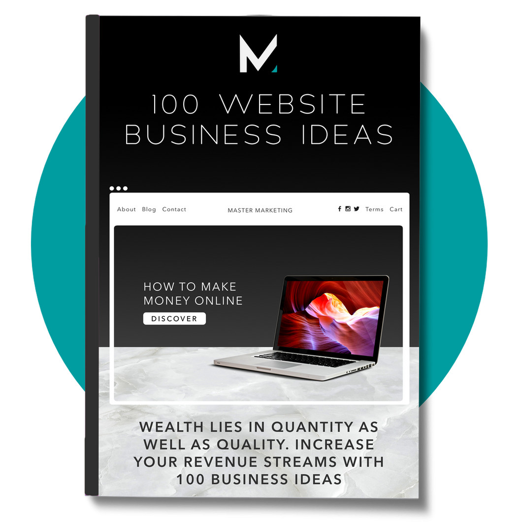 eBook - 100 Website Business Ideas for Online By Marketing Online Guide